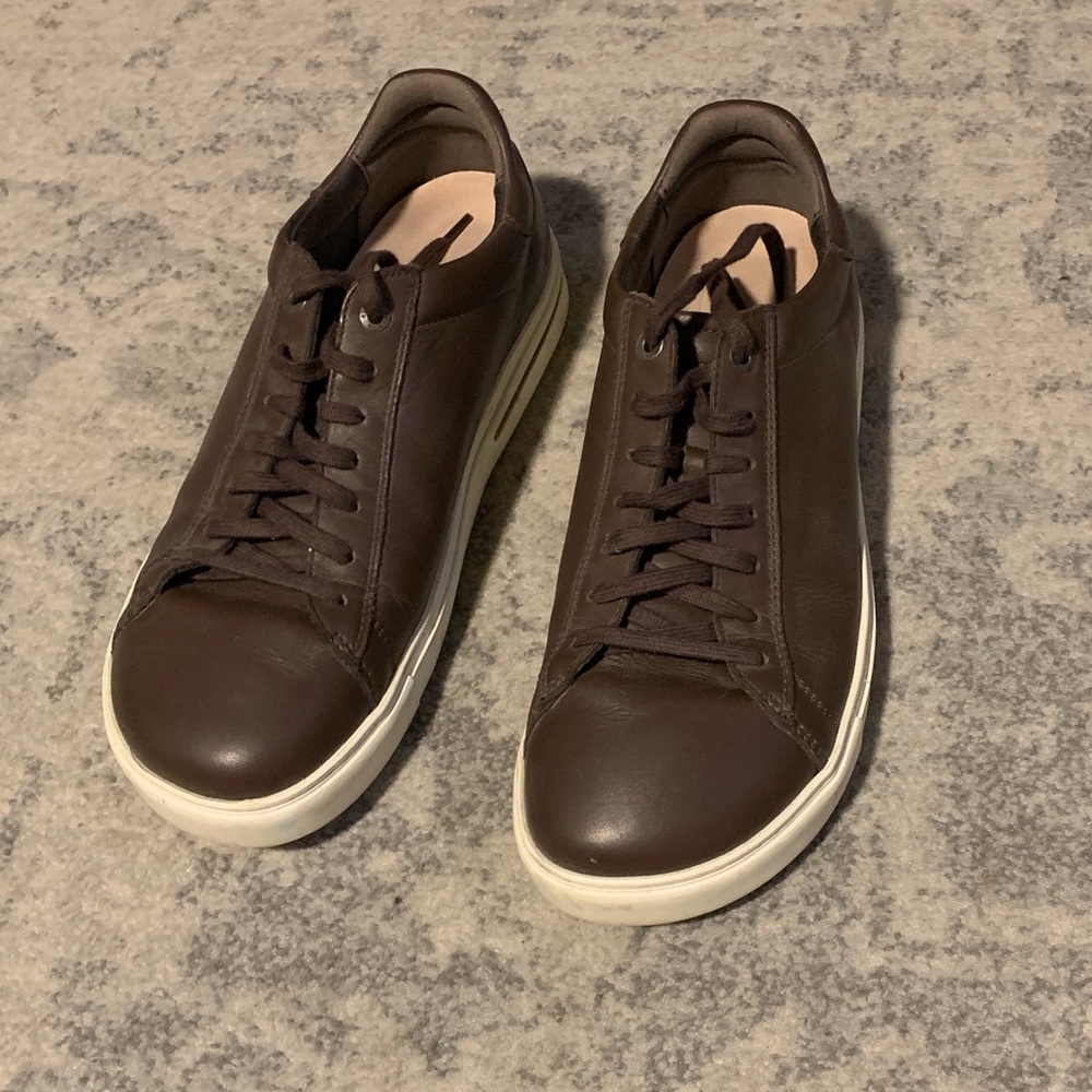 Birkenstock Bend Brown Leather Shoes Men 43